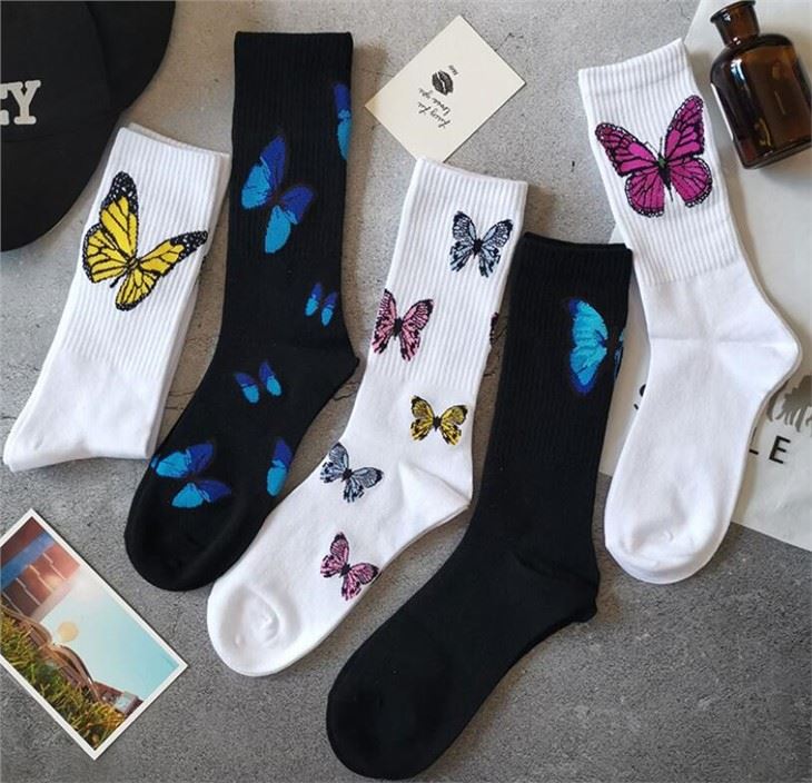 Laides Crew Sock 100%cotton